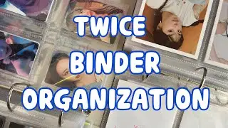 ⋆｡˚📓 Организация биндера TWICE | Twice Binder Organization | Наён и Чеён ⋆｡˚
