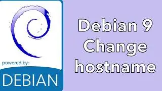 Debian 9 Change hostname