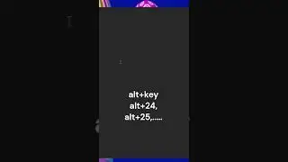 how to print arrow using keyboard anywhere in your screen