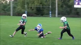 MV 5th Grade Green FB beats Oakdale! Gm Highlights. 9-22