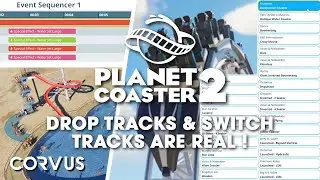 DROP TRACKS & SWITCH TRACKS ARE REAL! - PLANET COASTER 2 NEWS !
