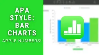 Apple Numbers: APA 2x2 Factorial Bar Chart Tutorial (w/ Error Bars!)