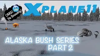 XPLANE 11 BUSH FLYING IN VR | IT SNOWED OVERNIGHT | ALASKA TRIP LEG 2