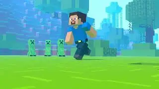 Minecraft Steve Rig [Mojang Mojang style Showcase - Demostración]