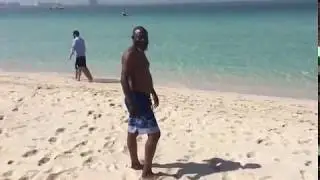 Chinotimba goes to the beach