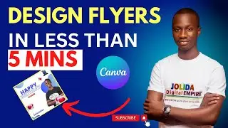 Design Professional Flyers in Less than 5 Minutes with CANVA #makemoneyonline #canva #design #2023