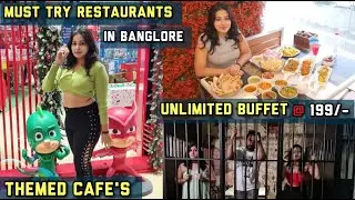 BEST BENGALURU RESTAURANTS | BREAKFAST TO DINNER | DESI MASALA, CENTRAL JAIL, TAAZA THINDI|FOOD VLOG