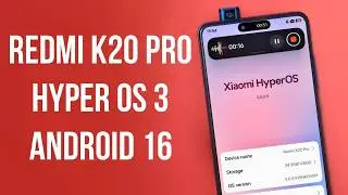How to Install HyperOS on Redmi K20 Pro / Mi 9T Pro | Android 16 Port
