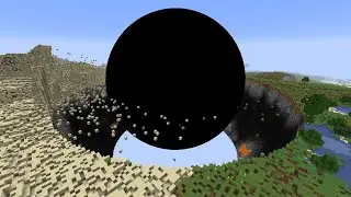 НАШЁЛ ЧЁРНУЮ ДЫРУ В МАЙНКРАФТЕ! МОД BLACK HOLE ДЛЯ МАЙНКРАФТ