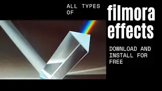 HOW TO FILMORA'S 9.5 ALL TYPES OF EFFECTS INSTALL FOR FREE 100% WORKING......