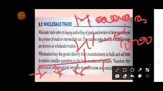 Types of internal trade wholesale and retail.