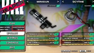 Kill the Reaper Level 100! Scythe+Minigun Unlocked 20+ Night Run!