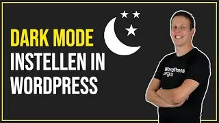 Dark Mode instellen in WordPress - Donkere modus