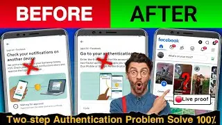 Two step authentication facebook lost phone| Facebook login code problem | two factor authentication