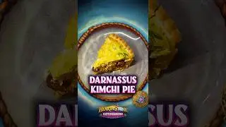 Join us and gain +2/+2 with a Darnassus Kimchi Pie! 🥧 #kimchi #pie #hearthstone #cooking