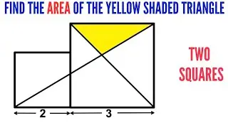 Justify your answer | Find area of the Yellow Triangle | (Olympiad Math) | #math #maths | #geometry