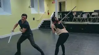 Basic Broadsword Fight - Maggie & Zsolt