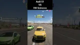 VW Scirocco vs Audi S1 Drag Race #shorts