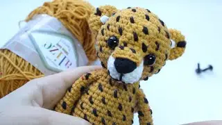 Вязаная игрушка крючком Гепард - видео Мастер-Класс Амигуруми