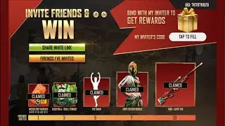 INVITE & WIN EVENT FREE FIRE l HOW TO COMPLETE INVITE FRIENDS & WIN EVENT l FF NEW EVENT l
