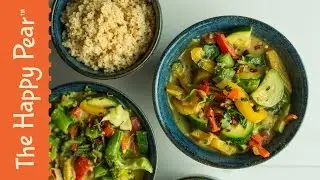5 Minute Vegetable Curry | CHEAP EASY VEGAN
