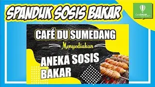 Desain Spanduk Cafe Sosis Bakar