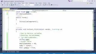 7 Read Only Variables and Constants in CSharp