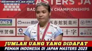 Menggiurkan! Jumlah Hadiah Uang Didapat Pemain Gregoria dkk Badminton Japan Masters 2023 Hari Ini