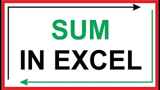 SUM FUNCTION IN EXCEL #exceltricks #excel