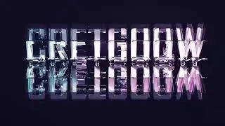 Animation of glass text