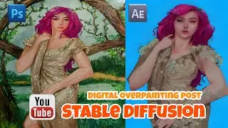 Digital Overpainting post Stable Diffusion Part Three! FINAL