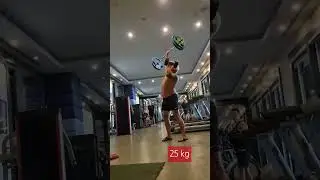 There were no heavier weights in the gym  🤷
