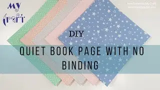 How to prepare quiet book pages - hemming method