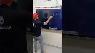 Students right when it's exam season 