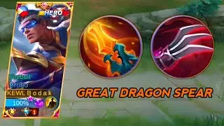 Bruno new item Great Dragon Spear - Mobile Legends Bang Bang