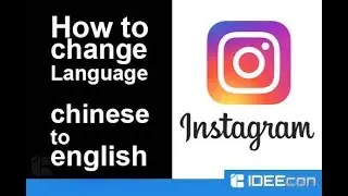 Instagram suddenly in chinese - change language to english