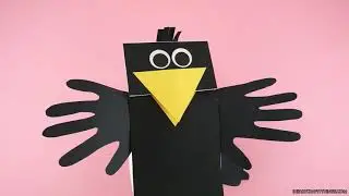 How to Make a Paper Bag Crow
