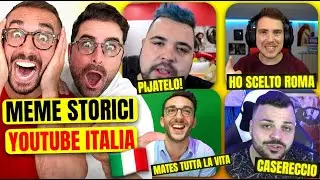 REAGIAMO ai MEME PIÙ FAMOSI di YouTube ITALIA !! - *Indimenticabili!*