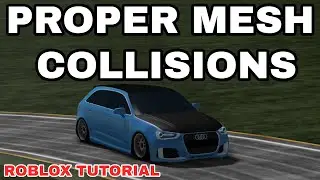How To Get Proper Mesh Collisions (Mesh Roads) | Roblox