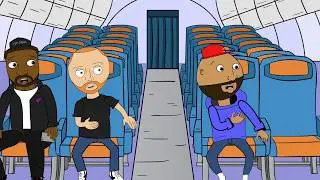 Percs On A Plane | The Joe Budden Podcast Cartoon