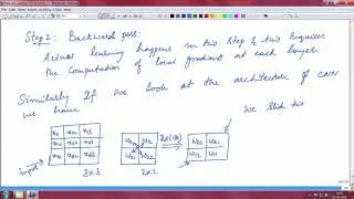 ee53 lec65 Back propagation in Convolutional Neural Network