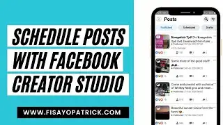 How to Schedule Posts with Facebook Creator Studio