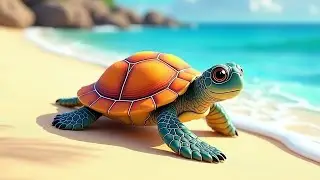 Черепашка в море  | Весёлая детская песенка о приключениях и дружбе.