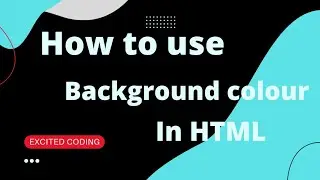 how to use background color in html | bgcolor | new video