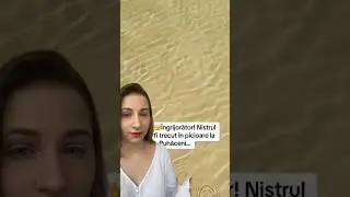 Nistrul seacă și-l poți trece în picioare: adevăr sau informație falsă? #nistru #water #nature