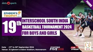 19th Ephrem's Trophy Interschool South India Basketball Tournament for Boys and Girls | Promo | Live