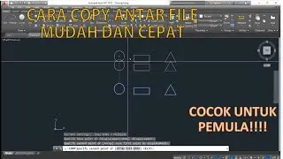 Cara Copy gambar antar file dengan cepat di auto cad #tipsdantrik