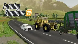 Кировец Убирает сено/#16/Farming Simulator 20