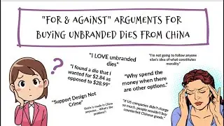 FOR & AGAINST Arguments for buying dies from WISH & ALIBABA (Discussion video)