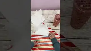 How to wrap a Starbucks tumbler